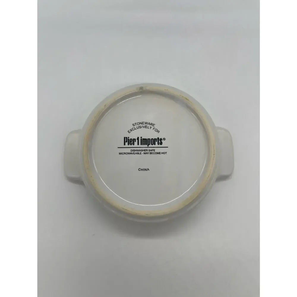 Pier 1 Stoneware Fondue Set